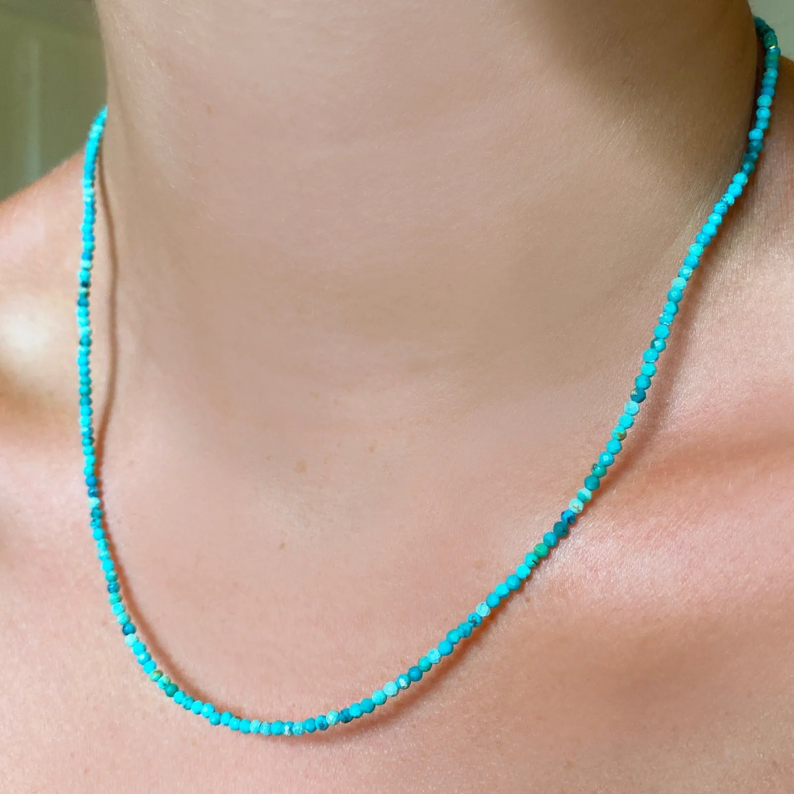 Slim Gemstone Necklace
