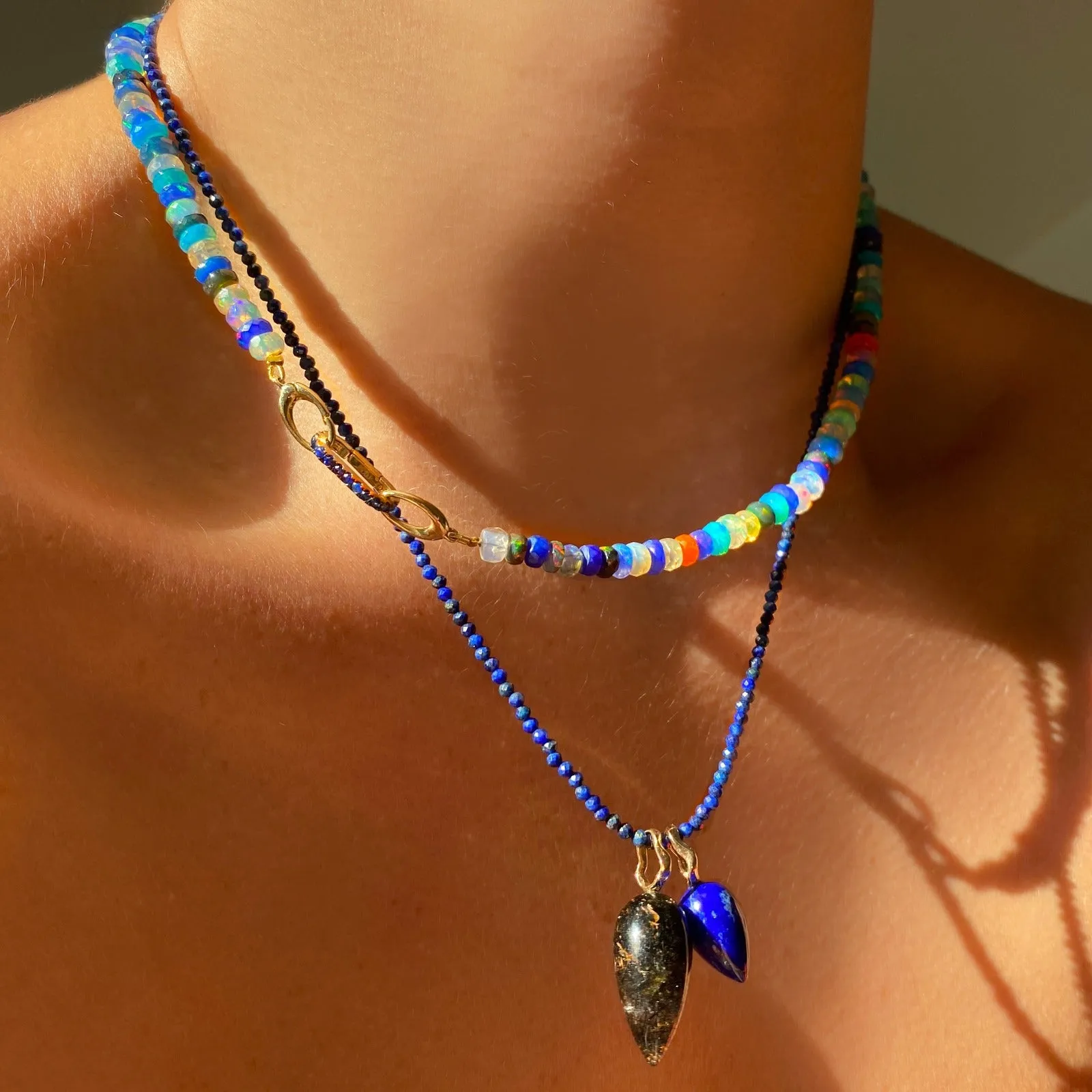 Slim Gemstone Necklace