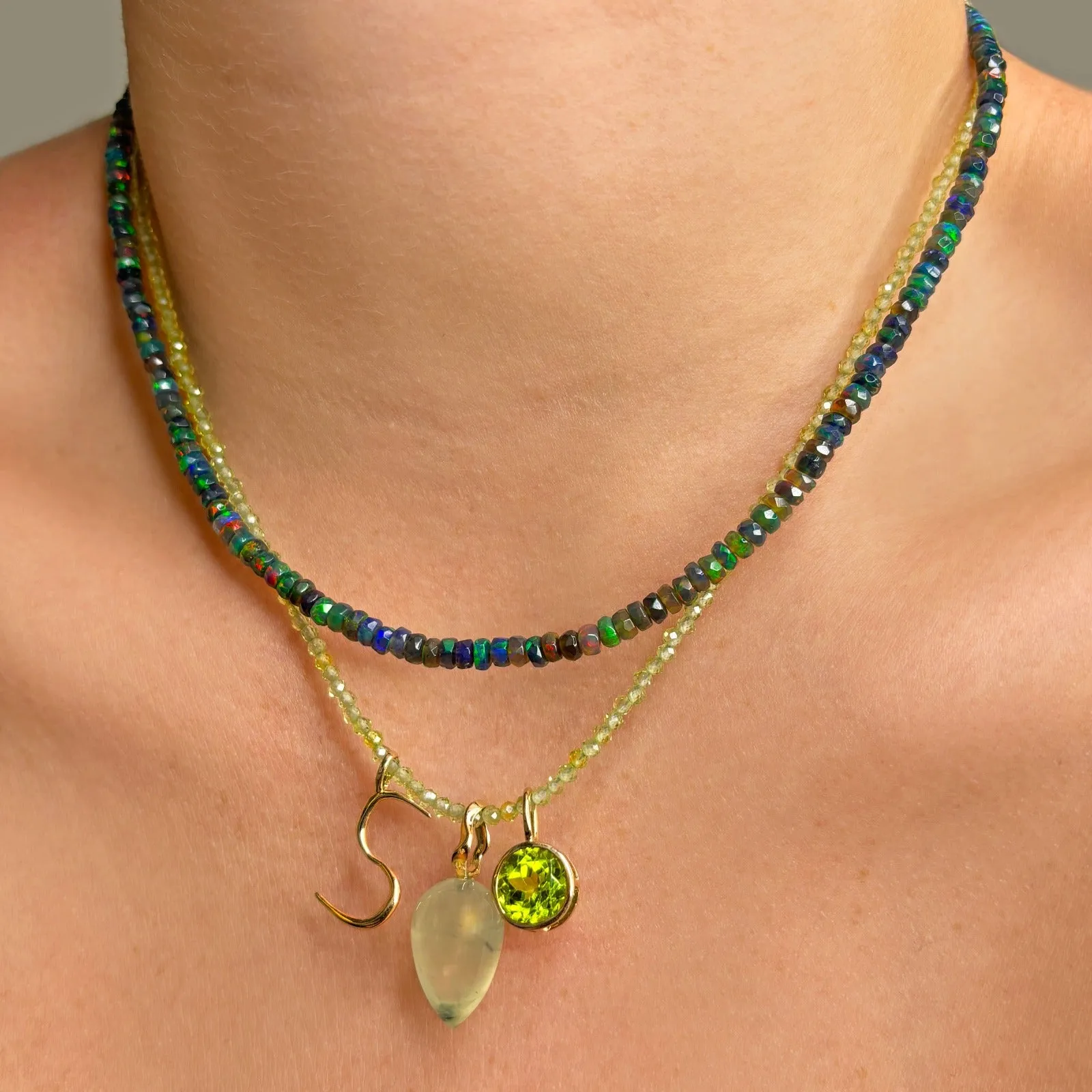 Slim Gemstone Necklace