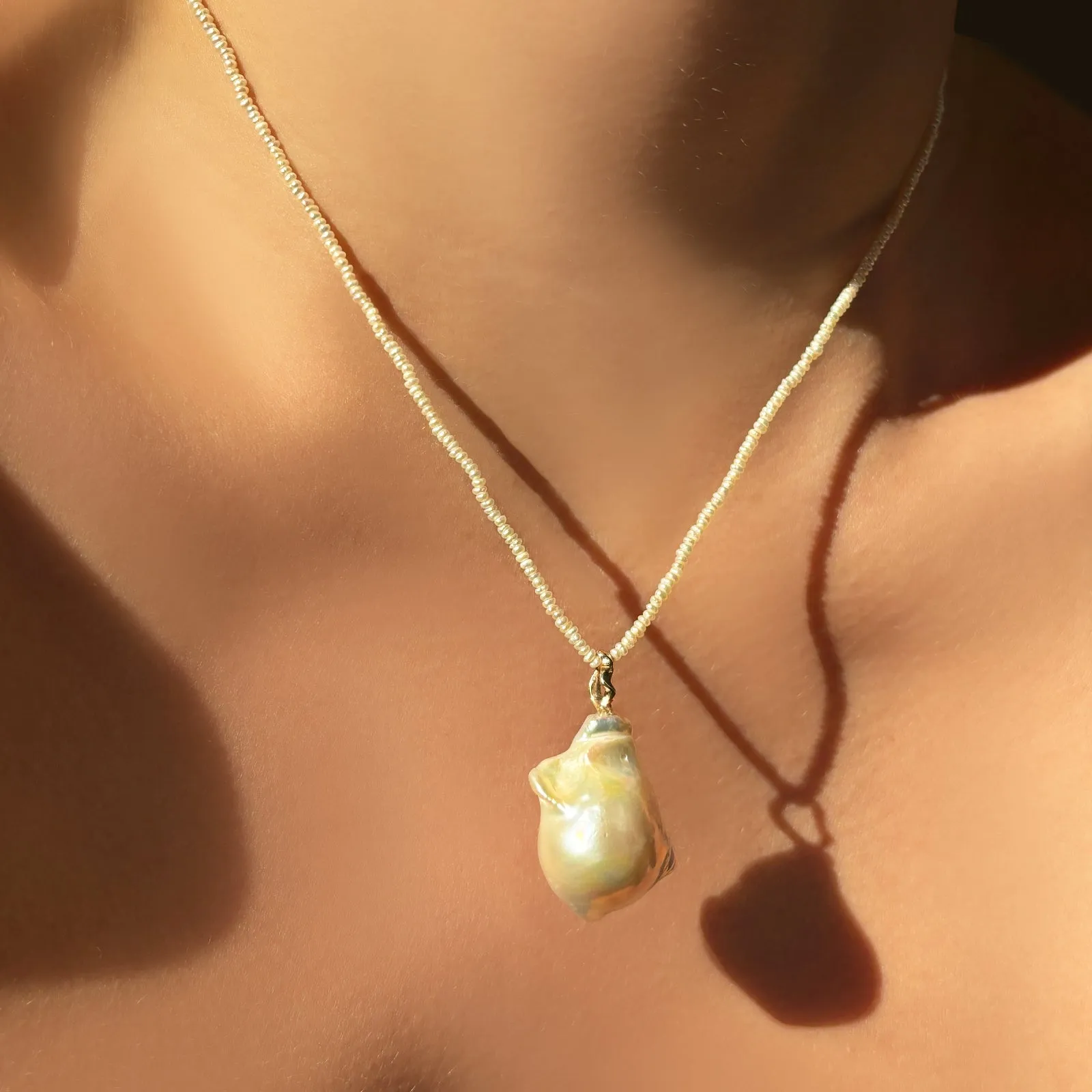Slim Gemstone Necklace