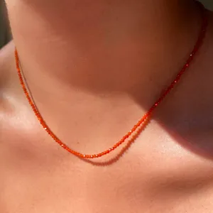 Slim Gemstone Necklace