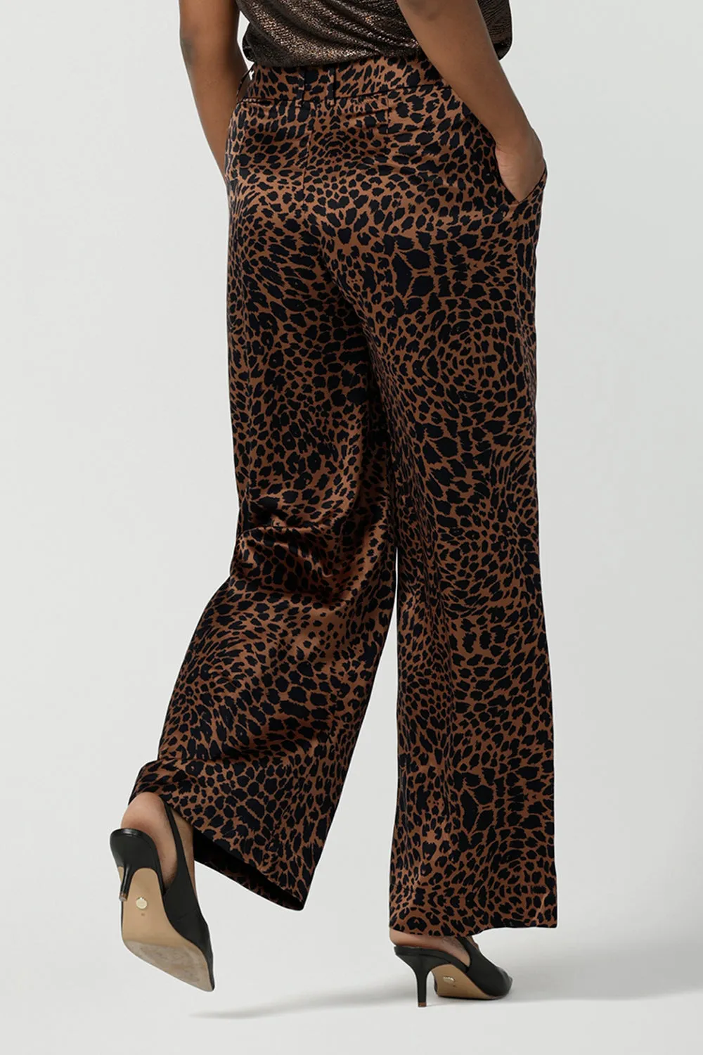 Sloane Pant in Bronze Animal