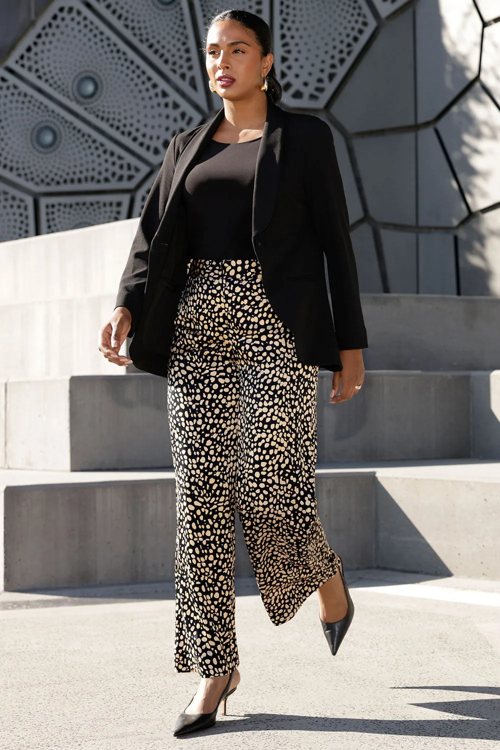 Sloane Pant in Gold Drop