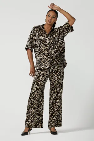 Sloane Pant in Gold Drop