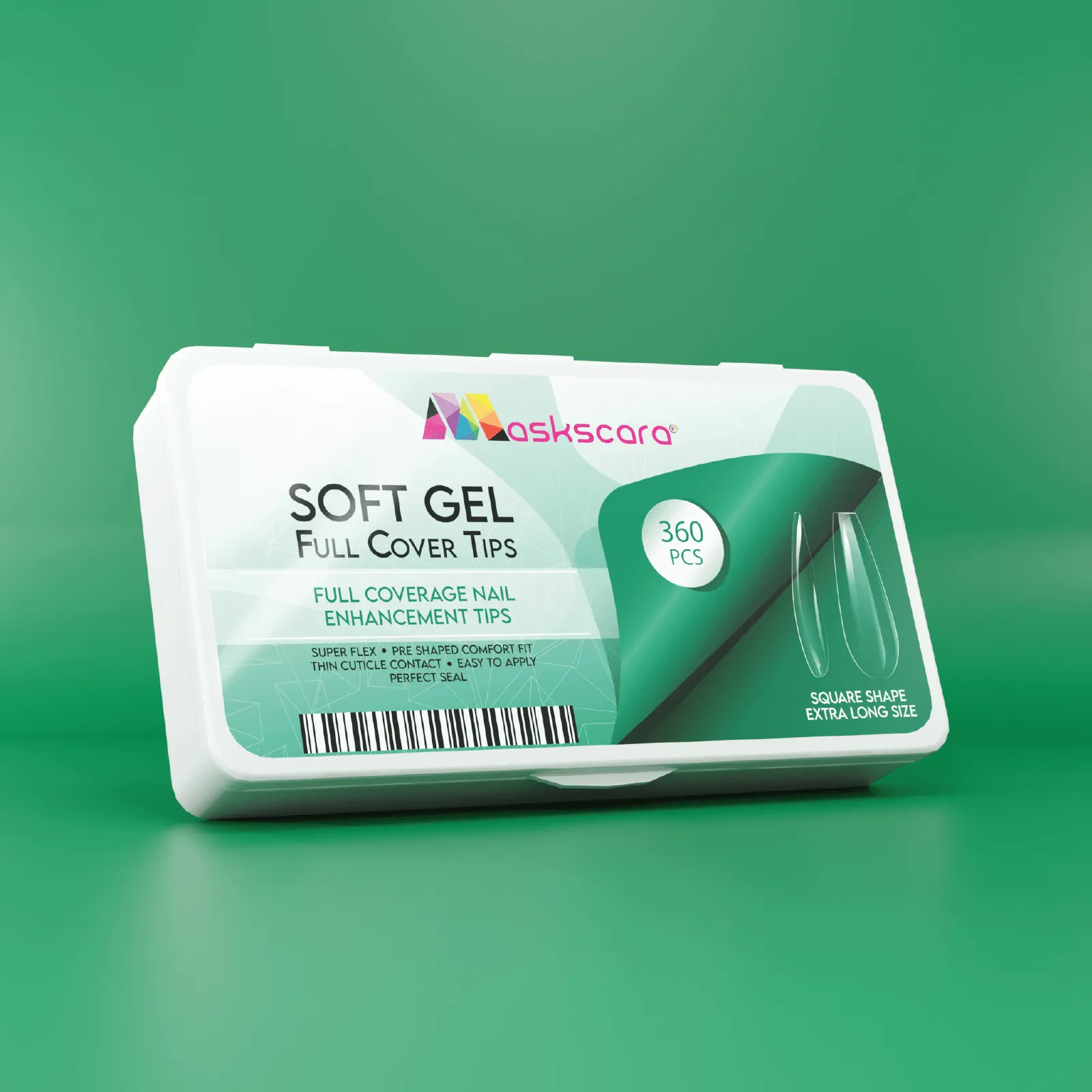 Soft Gel Tips - Full Cover (Square Extra Long)