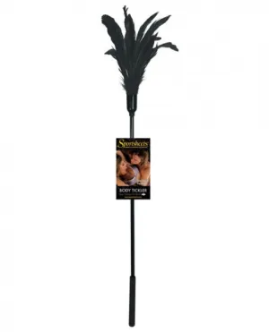 Sportsheets Body Tickler Starburst Feather - Black
