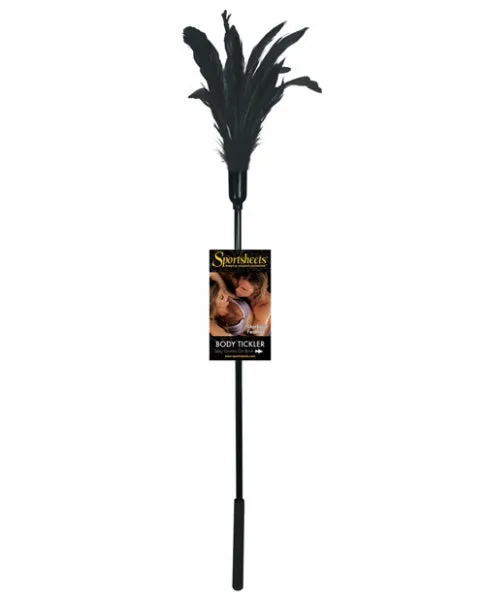 Sportsheets Body Tickler Starburst Feather - Black
