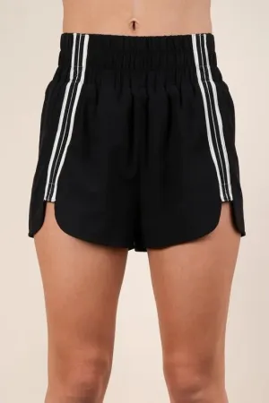 Striped Trim Activewear Shorts by VERY J – The Ultimate Blend of Chic and Function