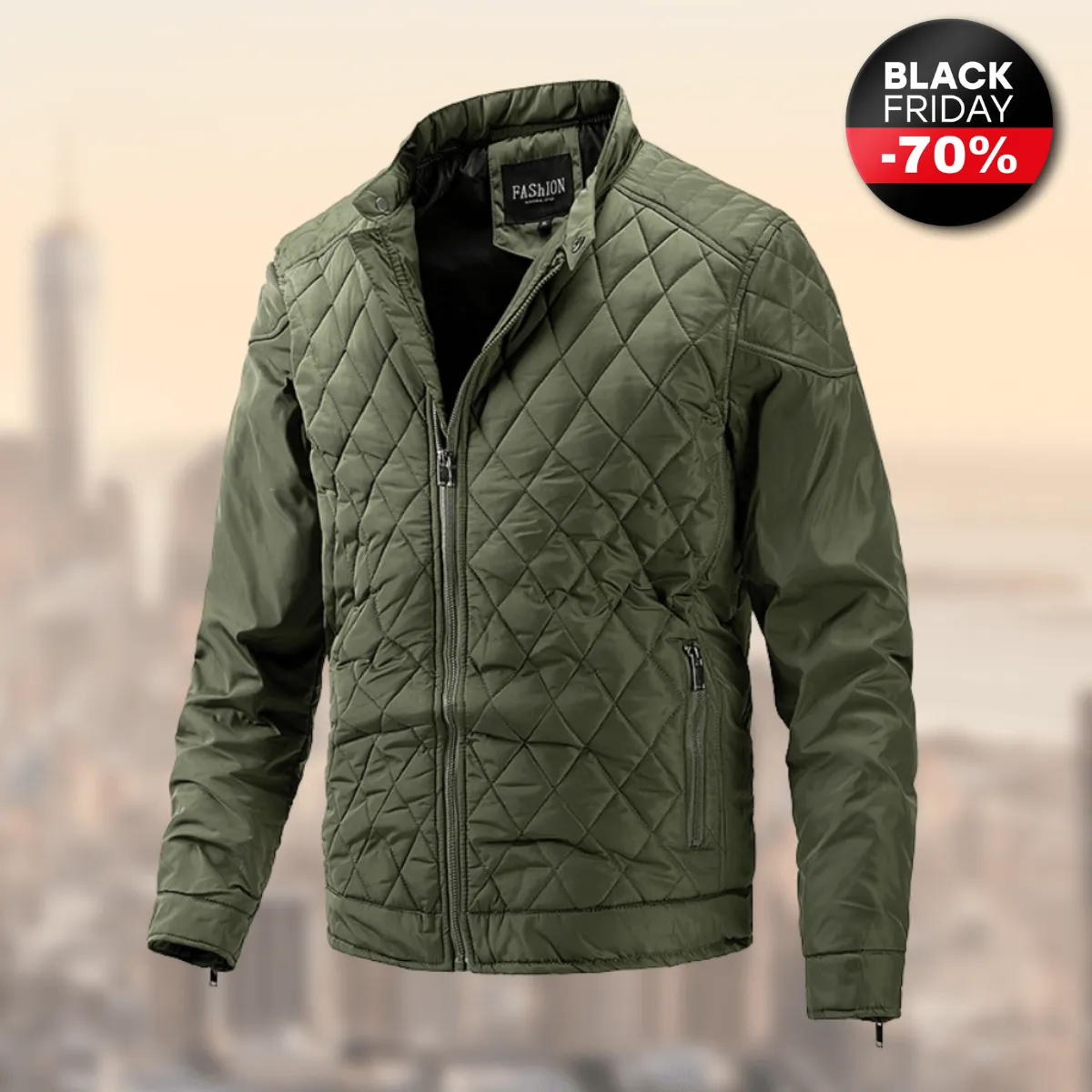 Stylish and warm Scandinavian jacket