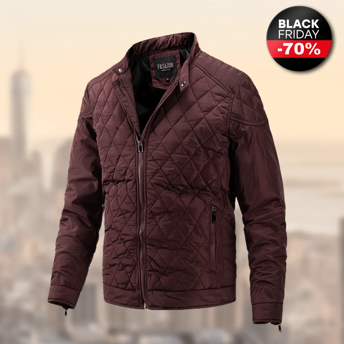 Stylish and warm Scandinavian jacket