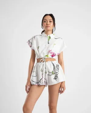 Summi Summi - DRAWSTRING RELAXED SHORTS - COWBOI PRINT