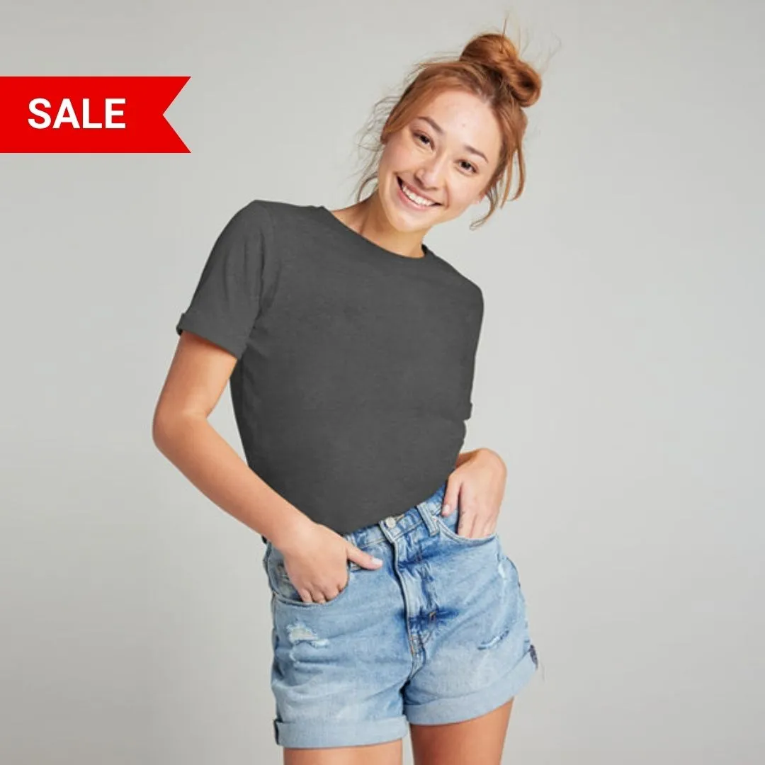 Super Combed Cotton-Rich Round Neck T-Shirt.