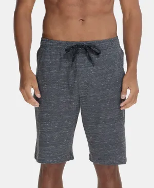 Super Combed Cotton Rich Shorts with StayFresh Treatment - Forest Dark Grey Melange