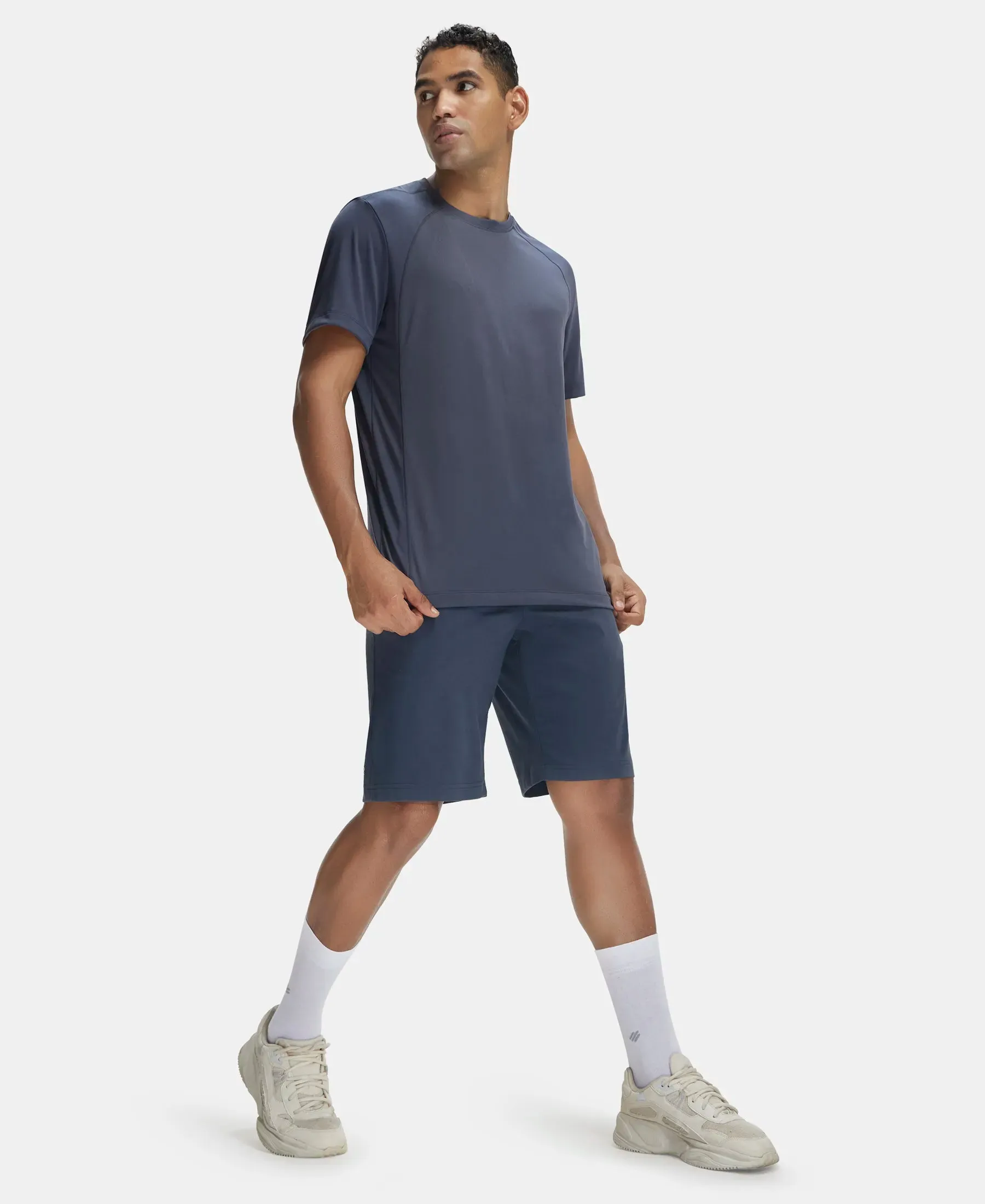 Super Combed Cotton Rich Shorts with StayFresh Treatment - Graphite