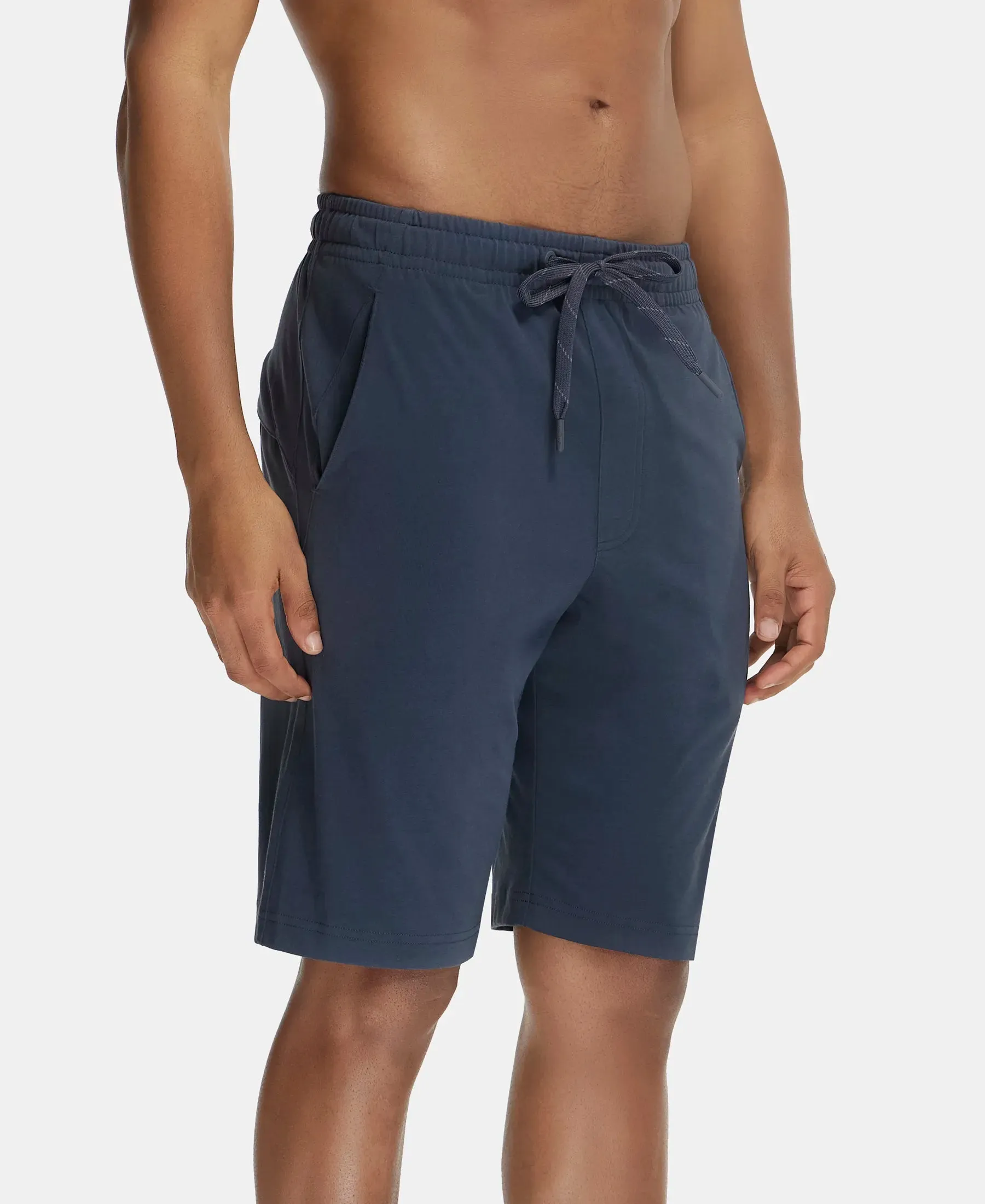 Super Combed Cotton Rich Shorts with StayFresh Treatment - Graphite