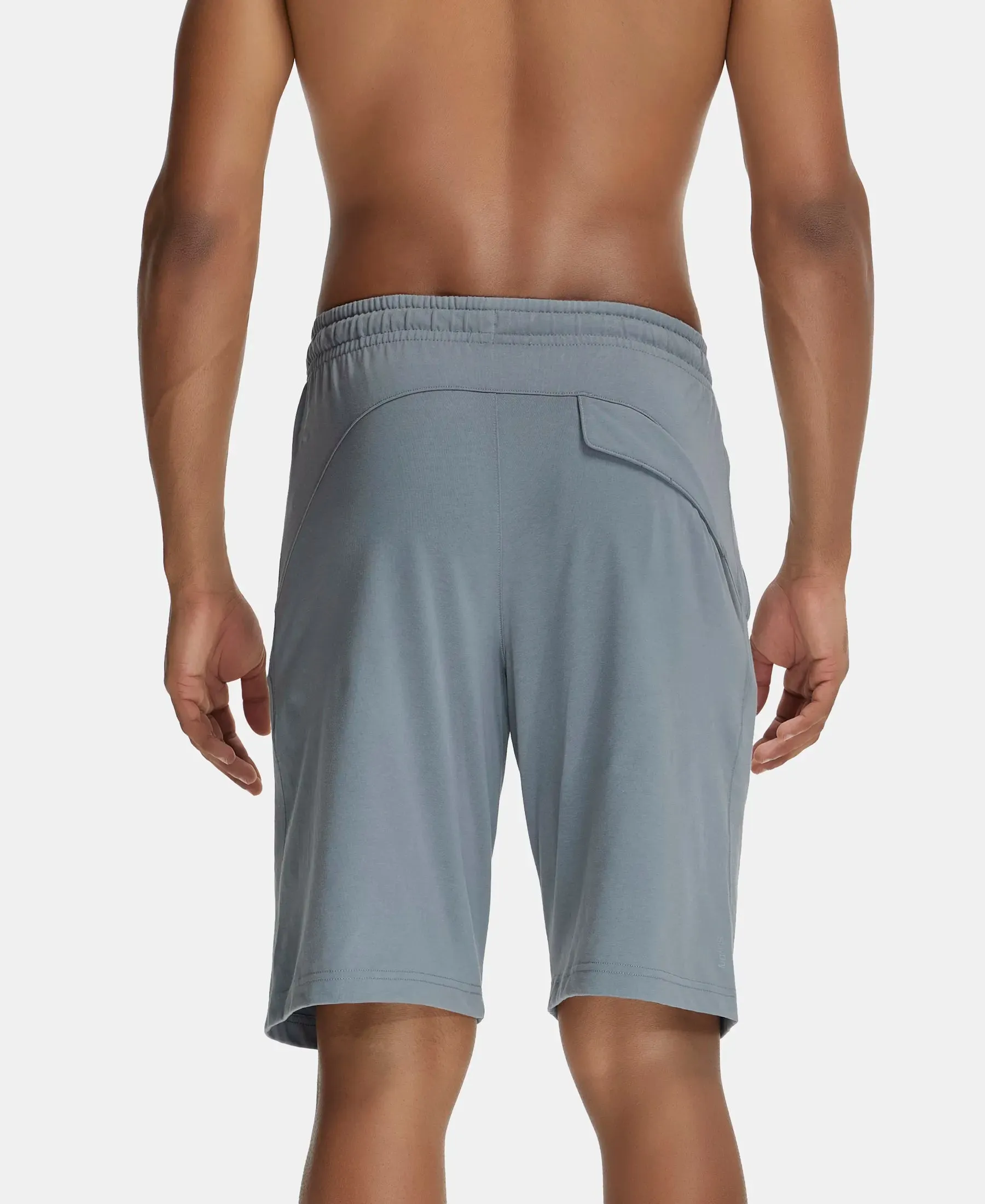Super Combed Cotton Rich Shorts with StayFresh Treatment - Performance Grey