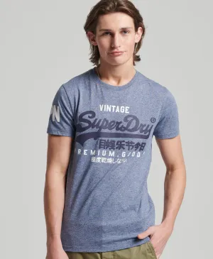 Superdry Vintage Logo T-Shirt - Tois Blue Heather