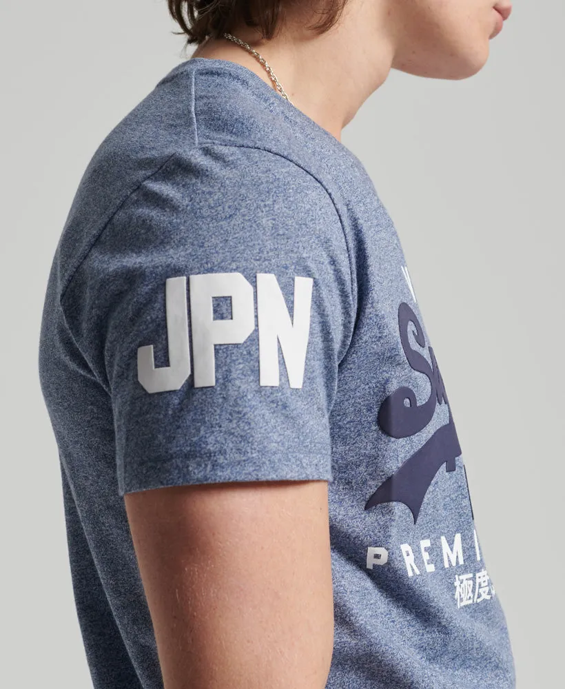 Superdry Vintage Logo T-Shirt - Tois Blue Heather