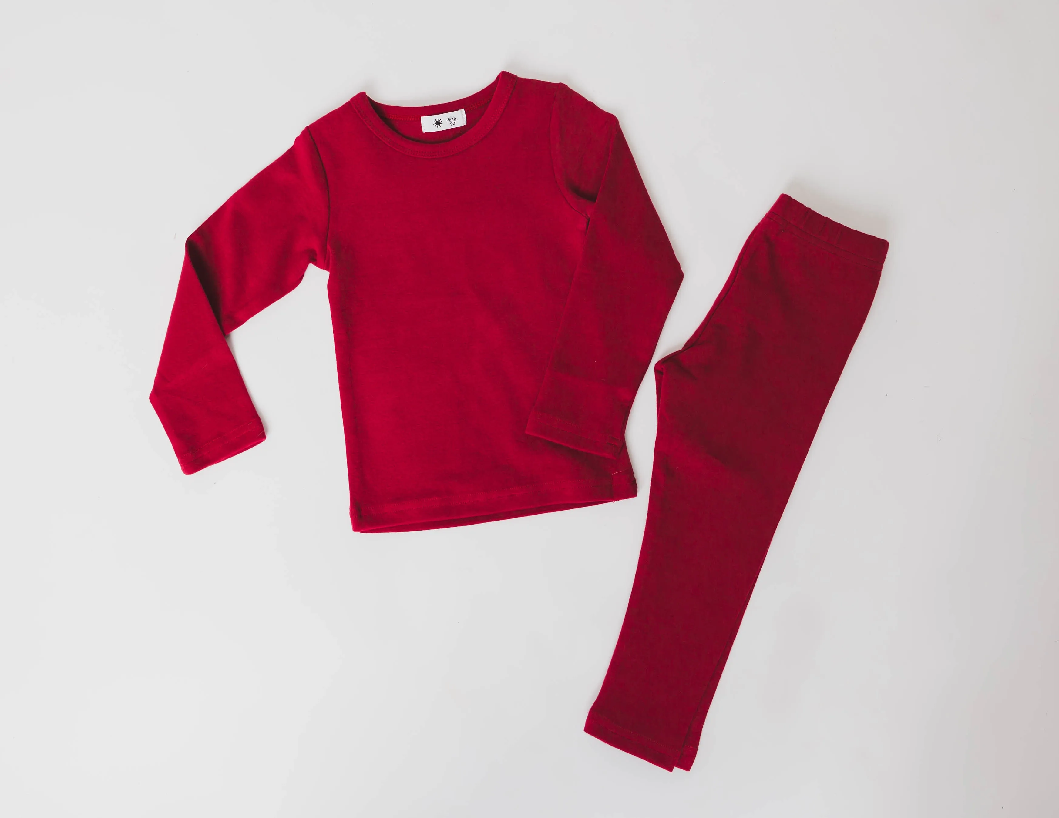 Supersoft Slim Fit Loungeset - Wine Red