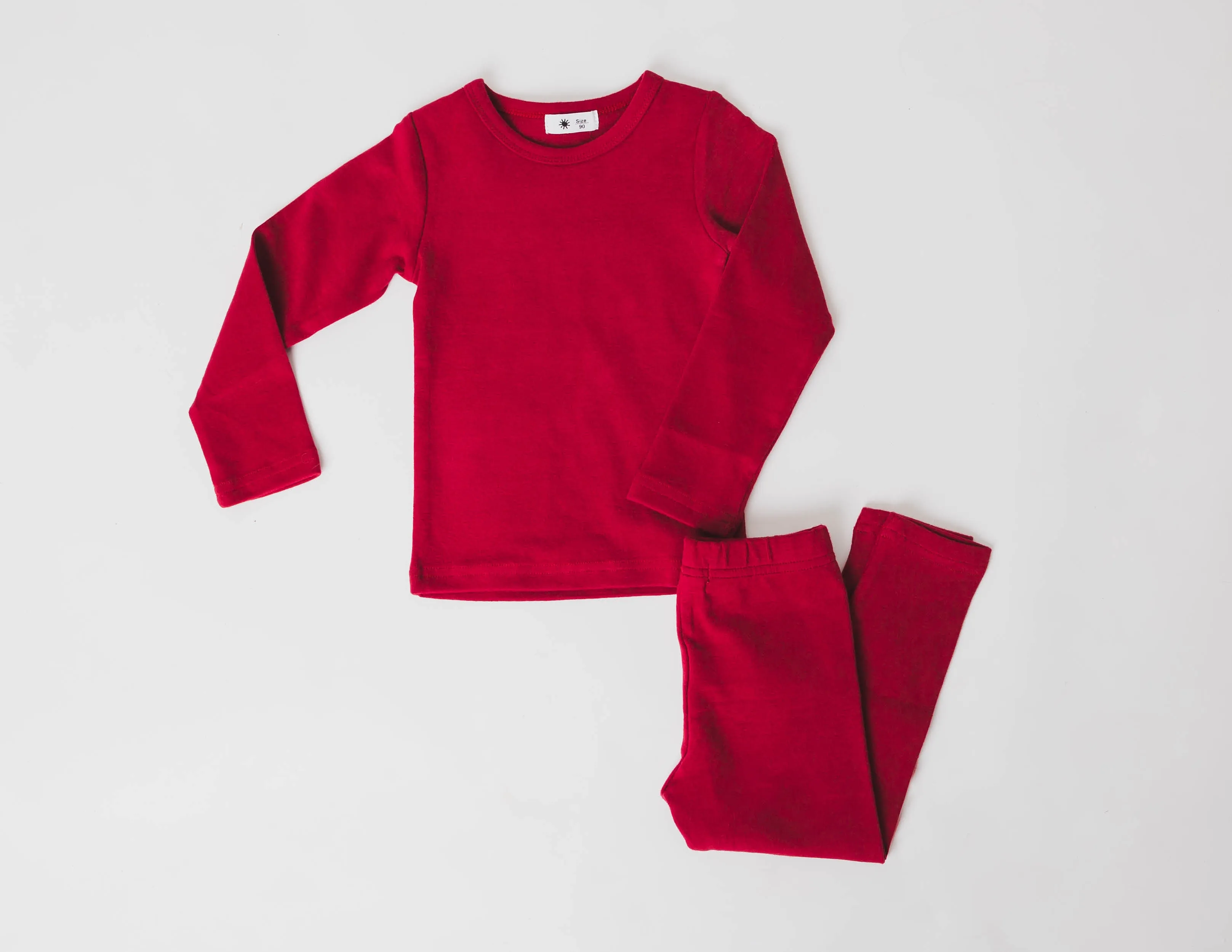 Supersoft Slim Fit Loungeset - Wine Red