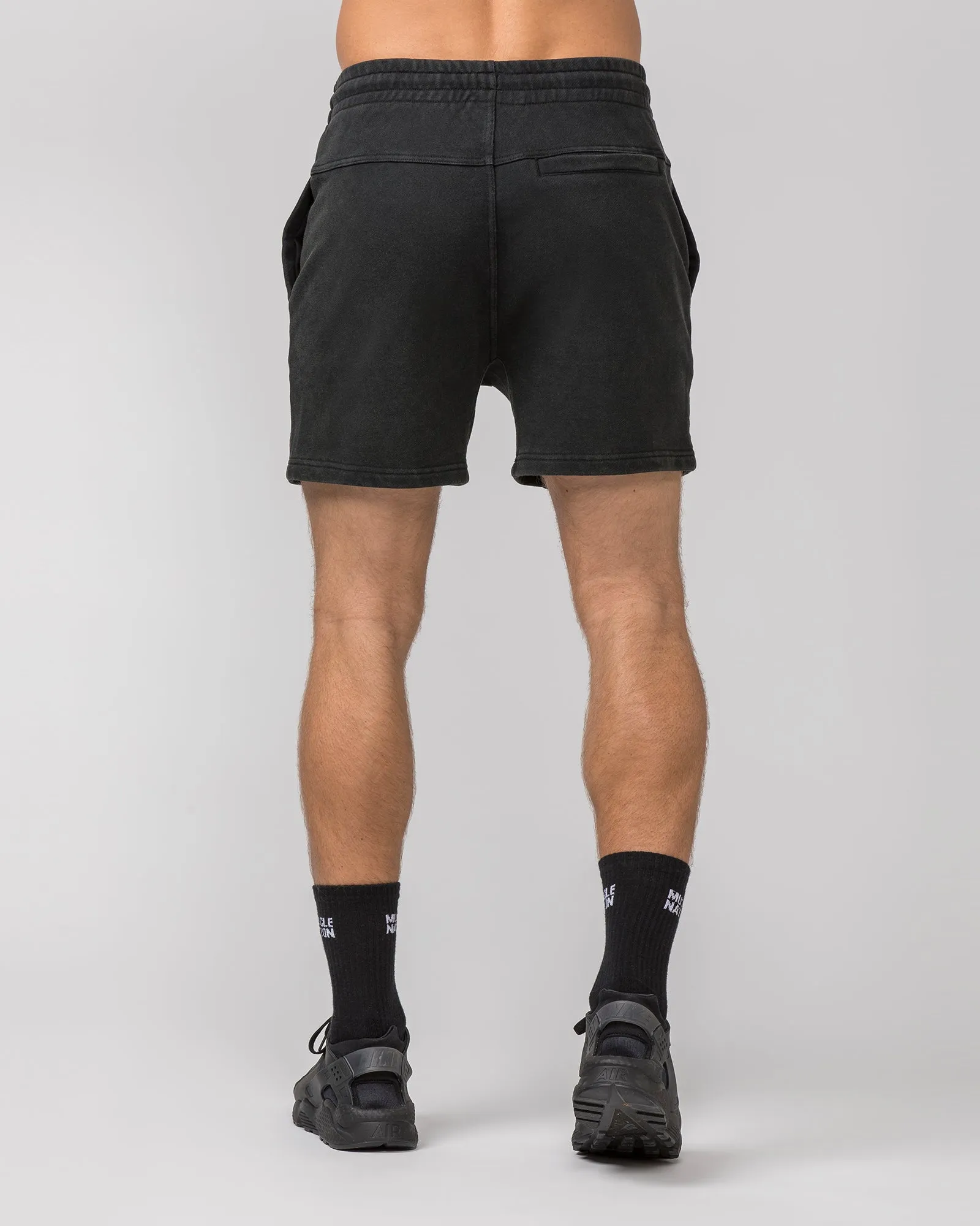 Sweat 5'' Shorts - Washed Black