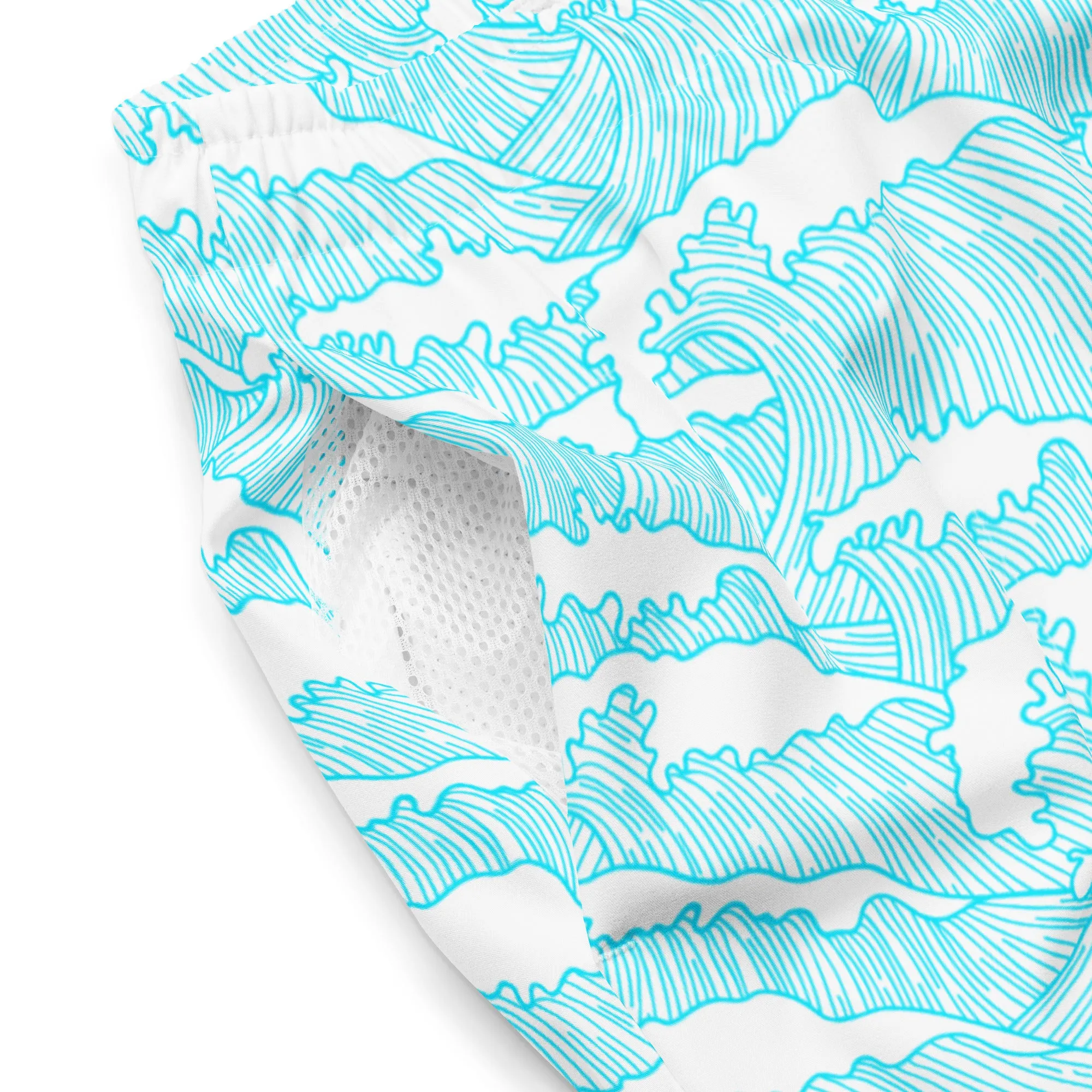 Swimming Shorts - Aqua Tides