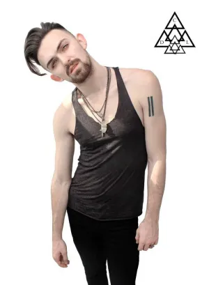 T back Chain Tank Top