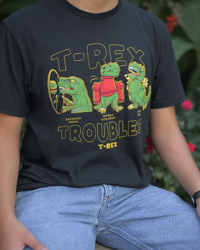 T-Rex Cafe | T-Rex Troubles | Adult Tee