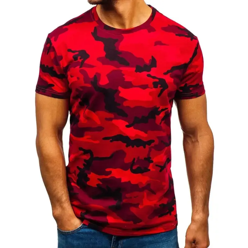 T shirt motif militaire
