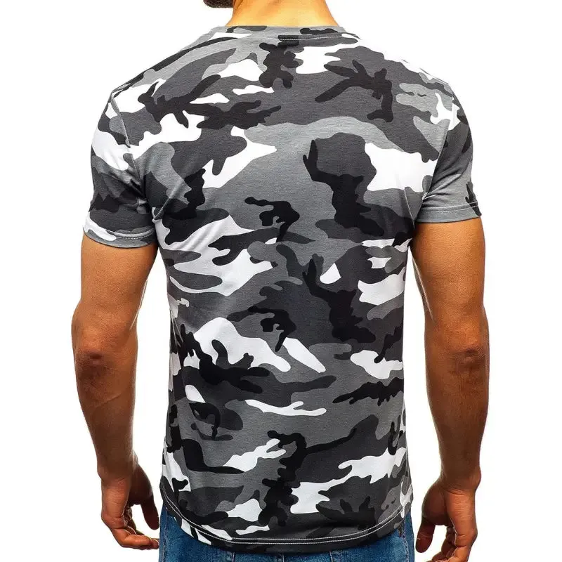 T shirt motif militaire