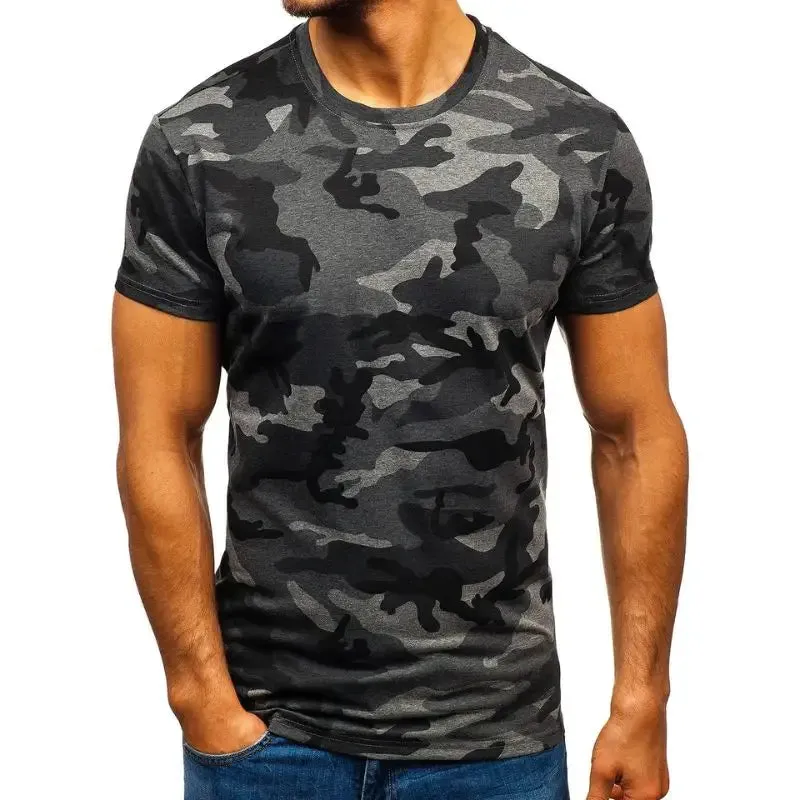 T shirt motif militaire