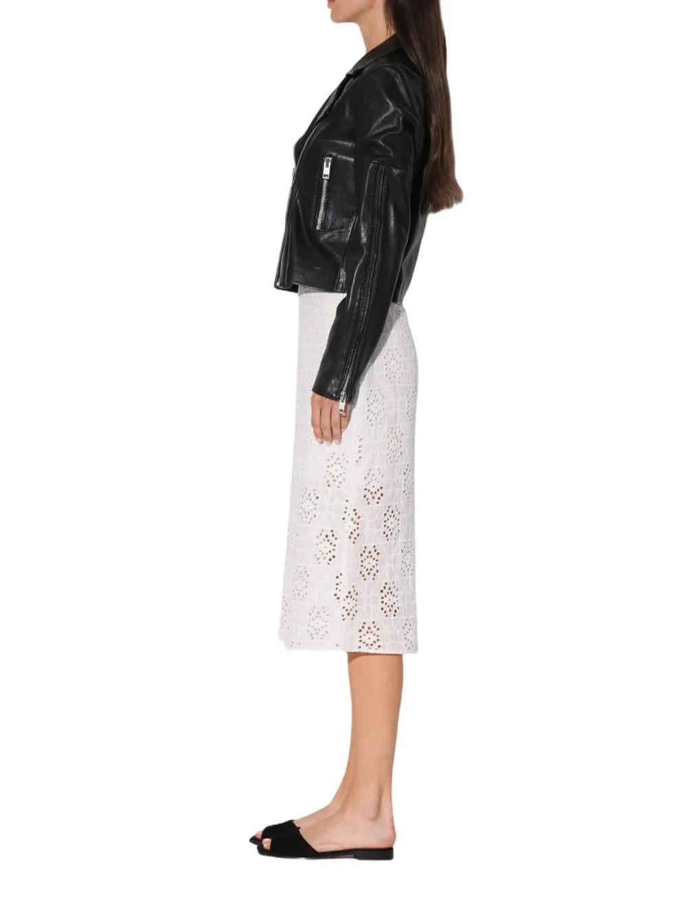 Tailored Matte Leather Jacket