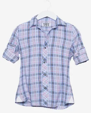 Tailored - Pink and Blue Plaid