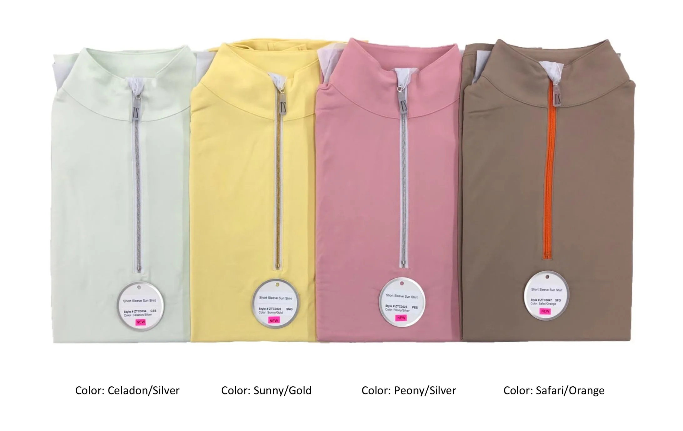 Tailored Sportsman ICEFIL Short Sleeve Zip Top - SALE