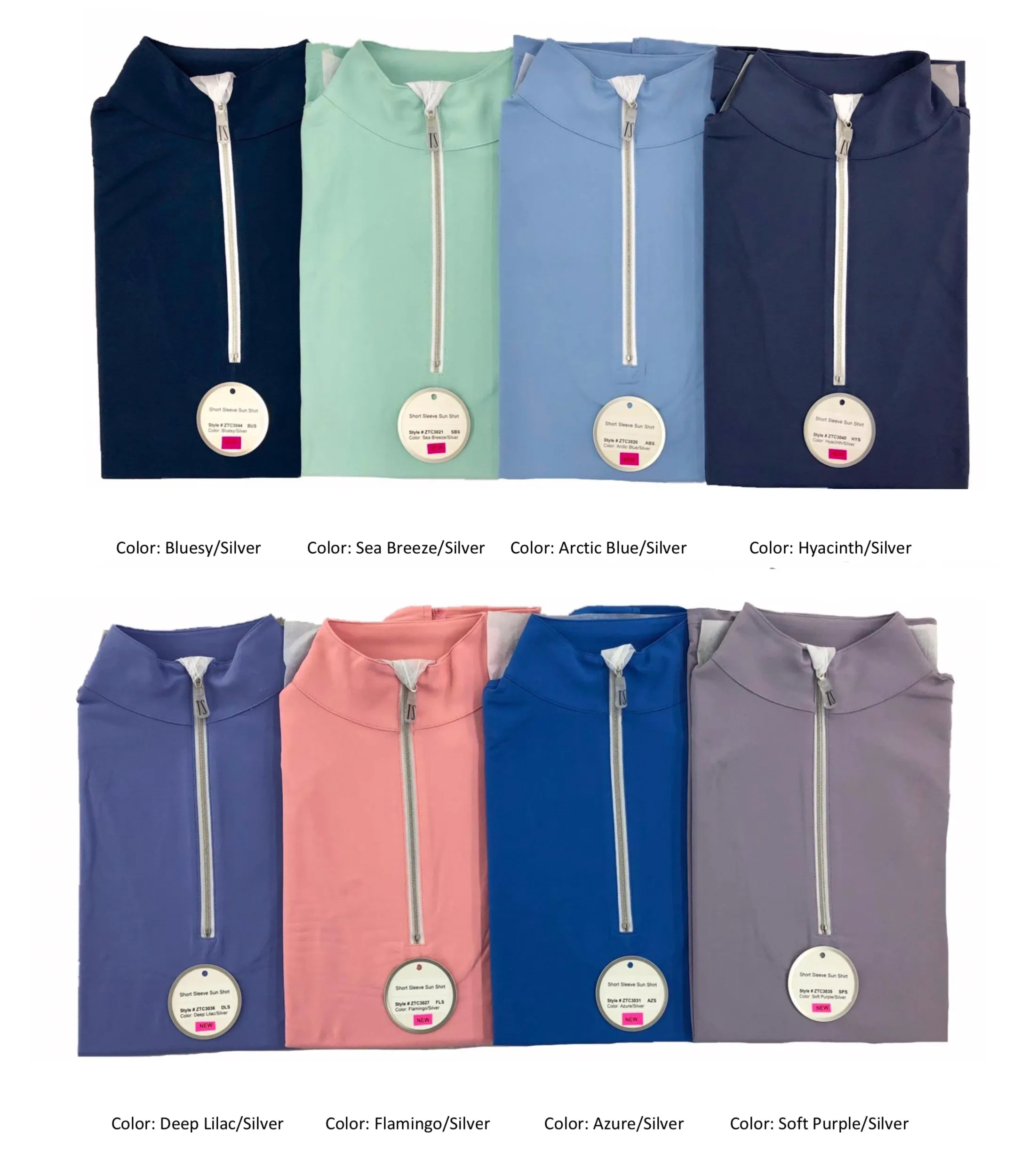 Tailored Sportsman ICEFIL Short Sleeve Zip Top - SALE