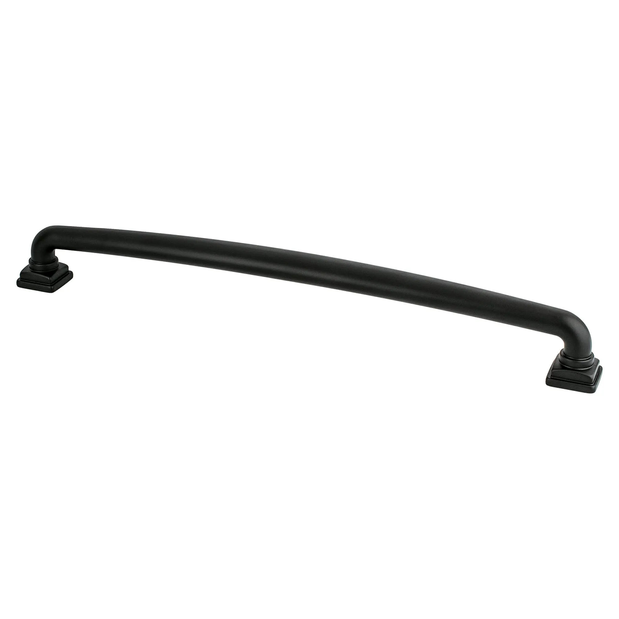 Tailored Traditional 12 inch CC Matte Black Appliance Pull