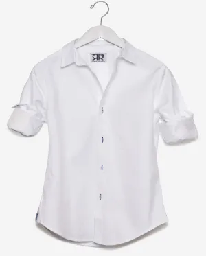 Tailored - White on White Check