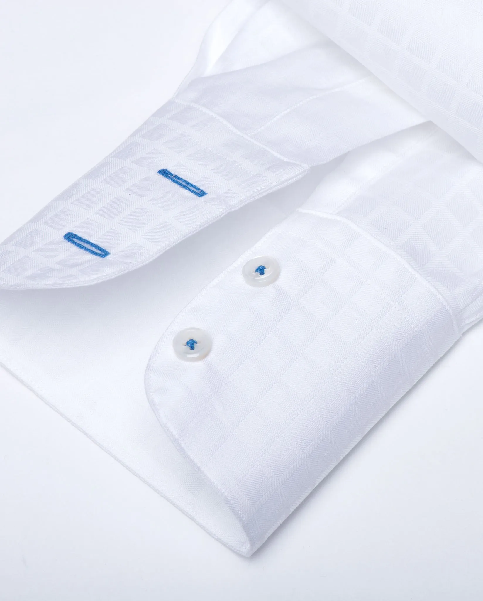 Tailored - White on White Check