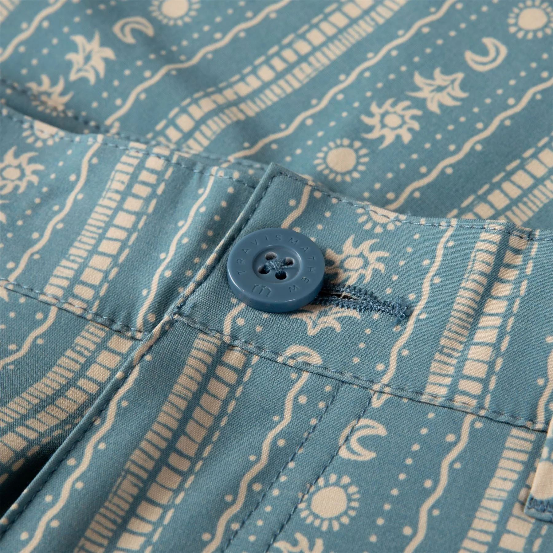 Tech Chino Print Shorts Captains Blue