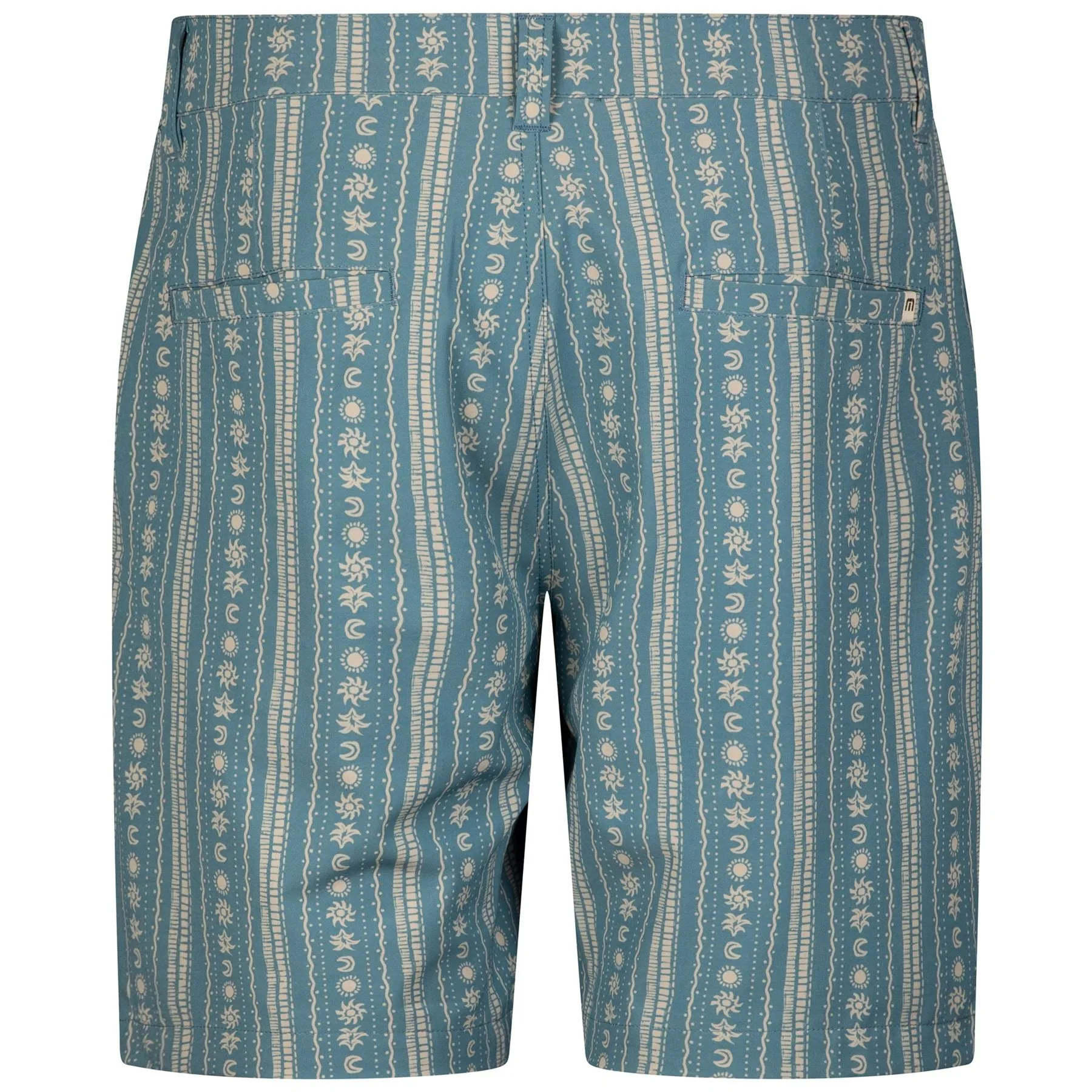 Tech Chino Print Shorts Captains Blue