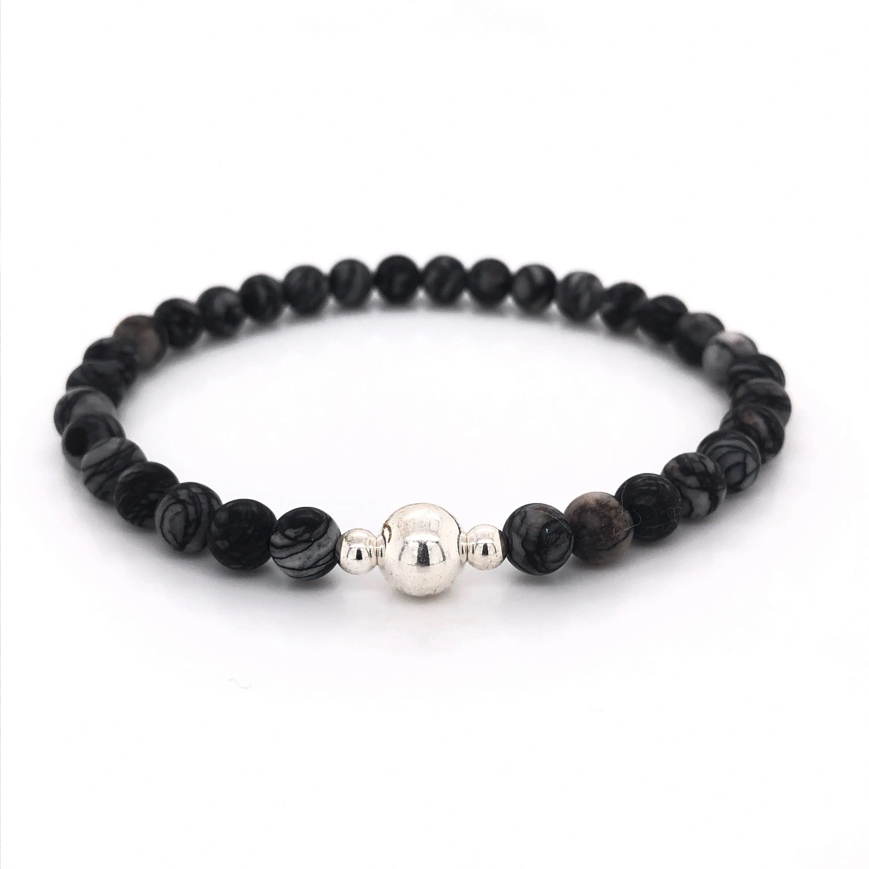 The Adam Bracelet • Grey Jasper