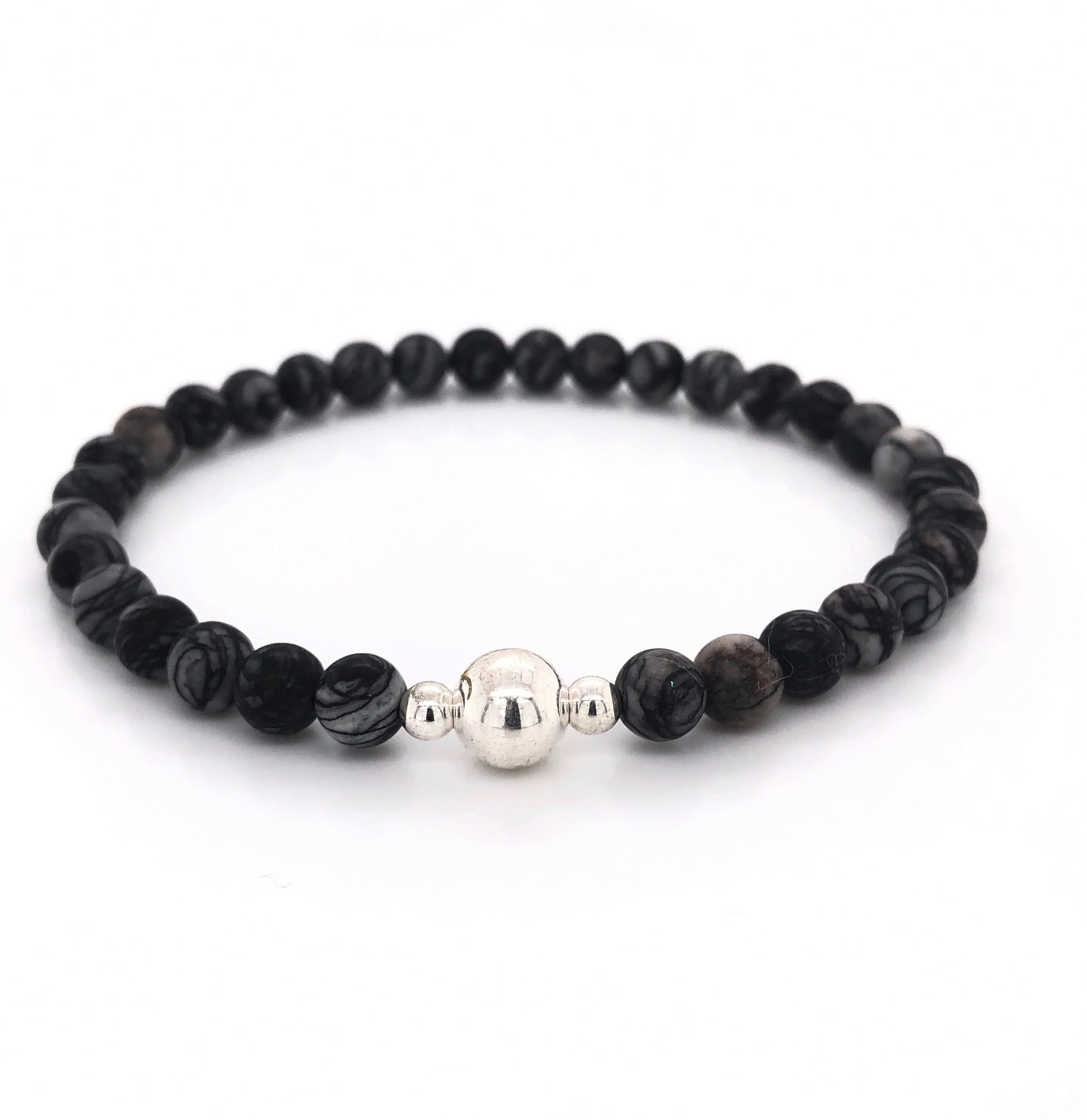 The Adam Bracelet • Grey Jasper