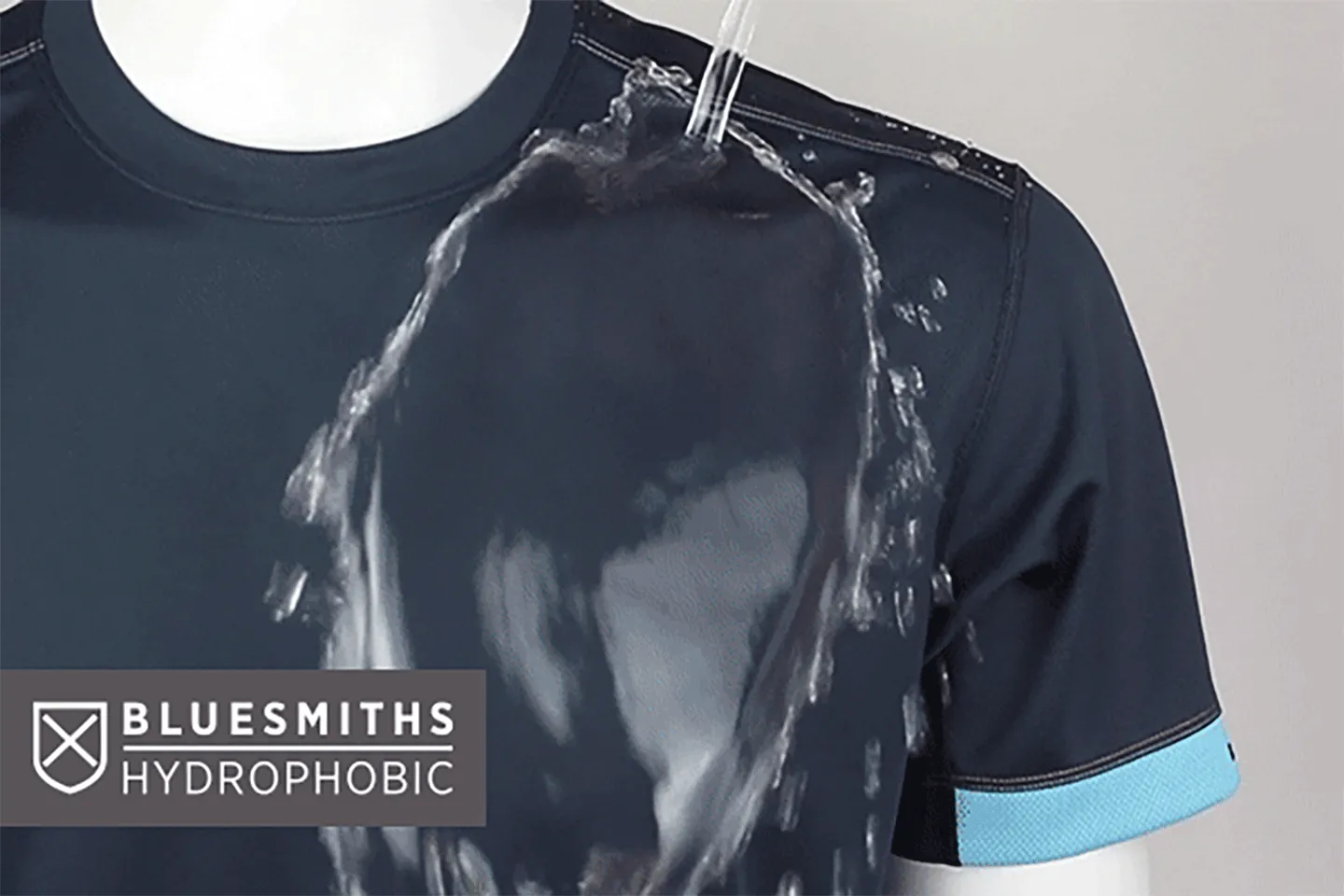 The Kanaha Hydrophobic Shirt for Women - Electric Yellow (Rich Navy)
