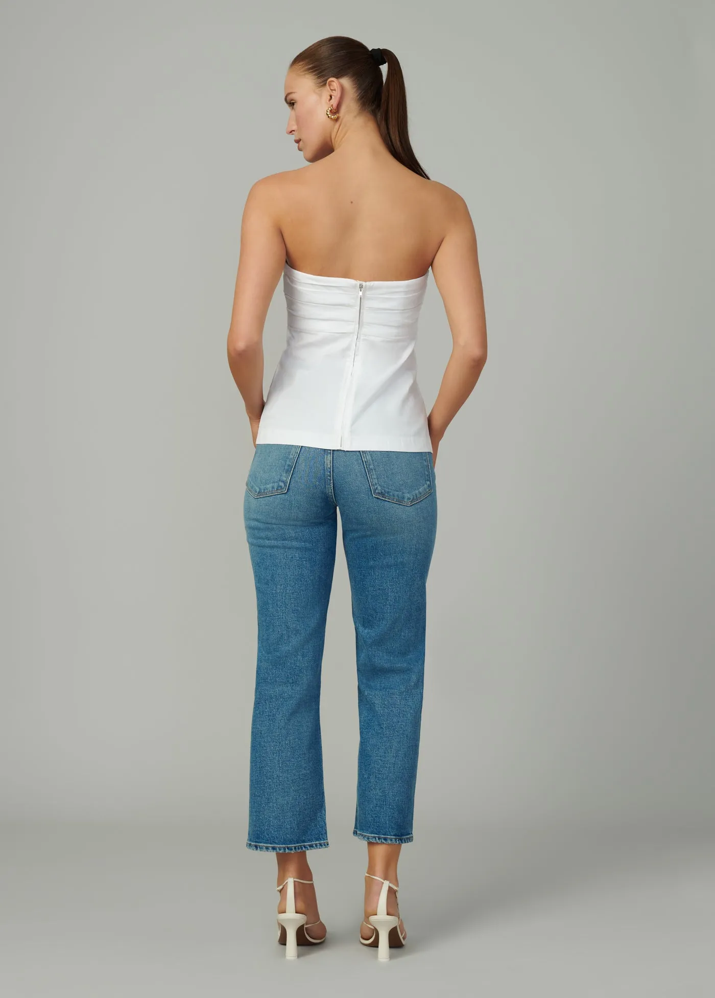 THE LARA STRAPLESS TOP