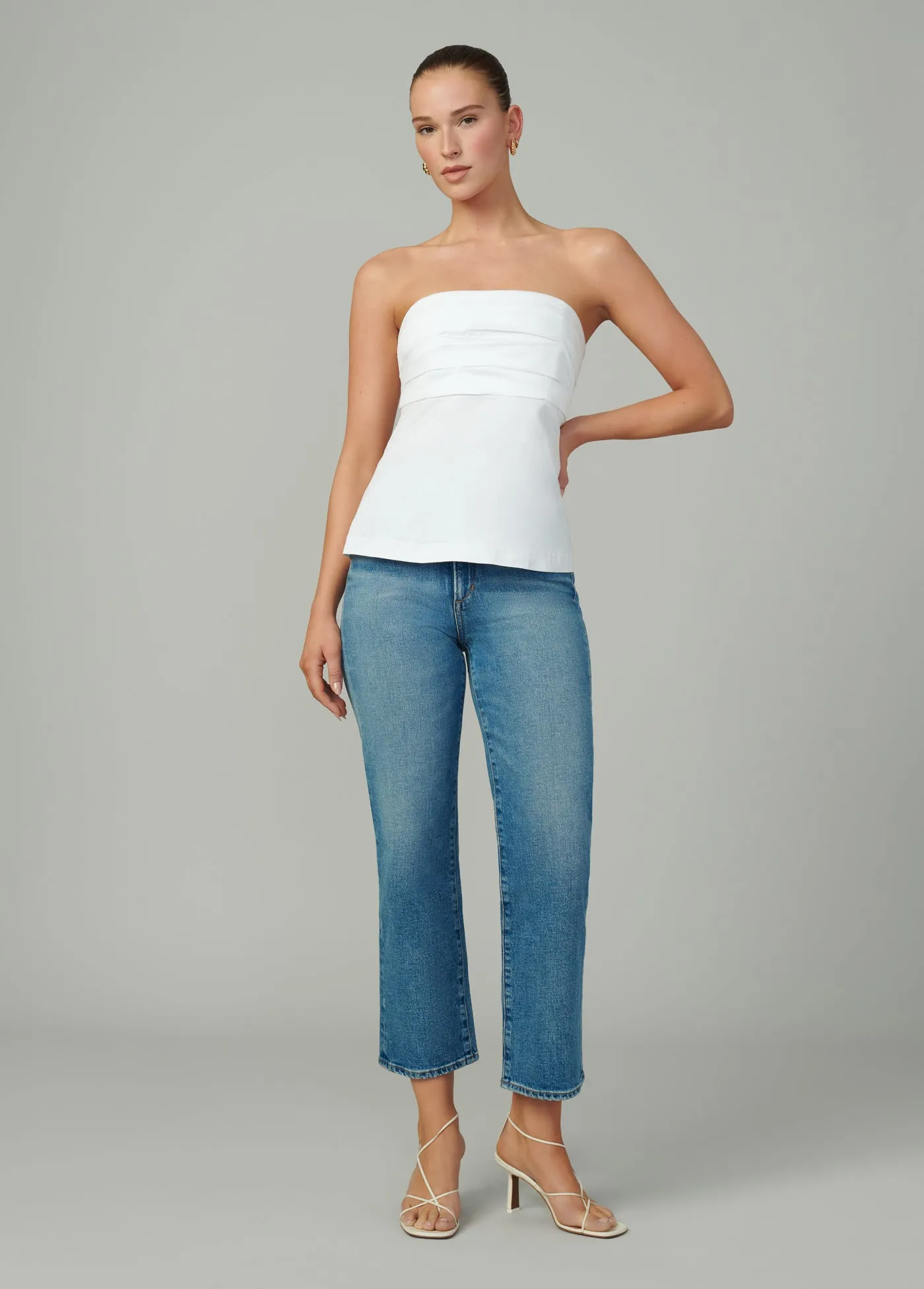 THE LARA STRAPLESS TOP