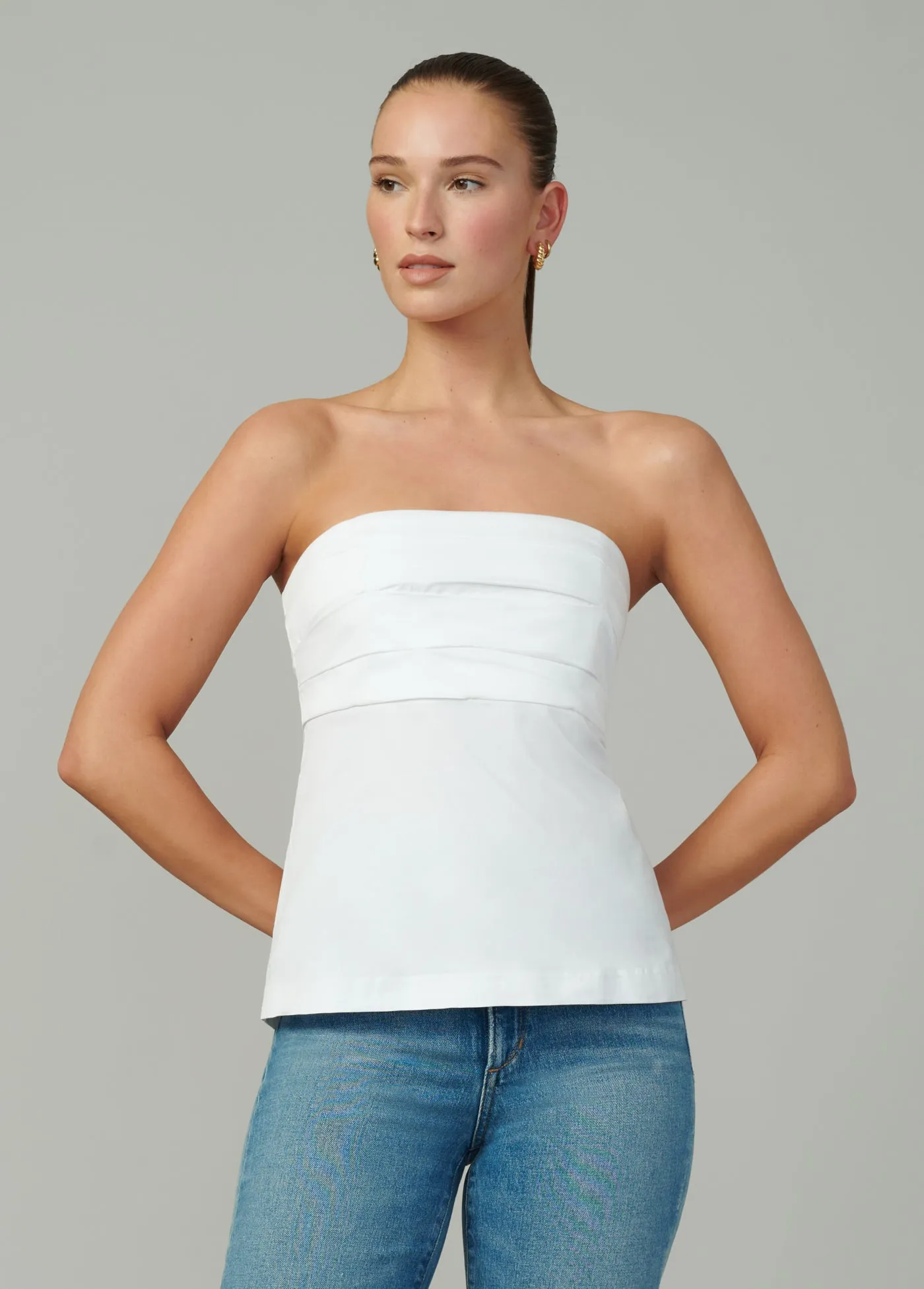 THE LARA STRAPLESS TOP