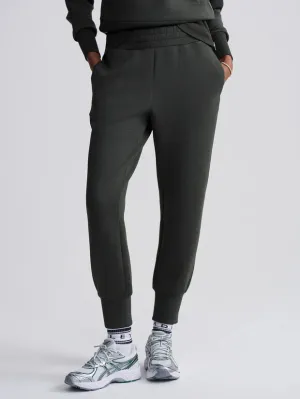 The Slim Cuff Pant 25"-Olive Marl