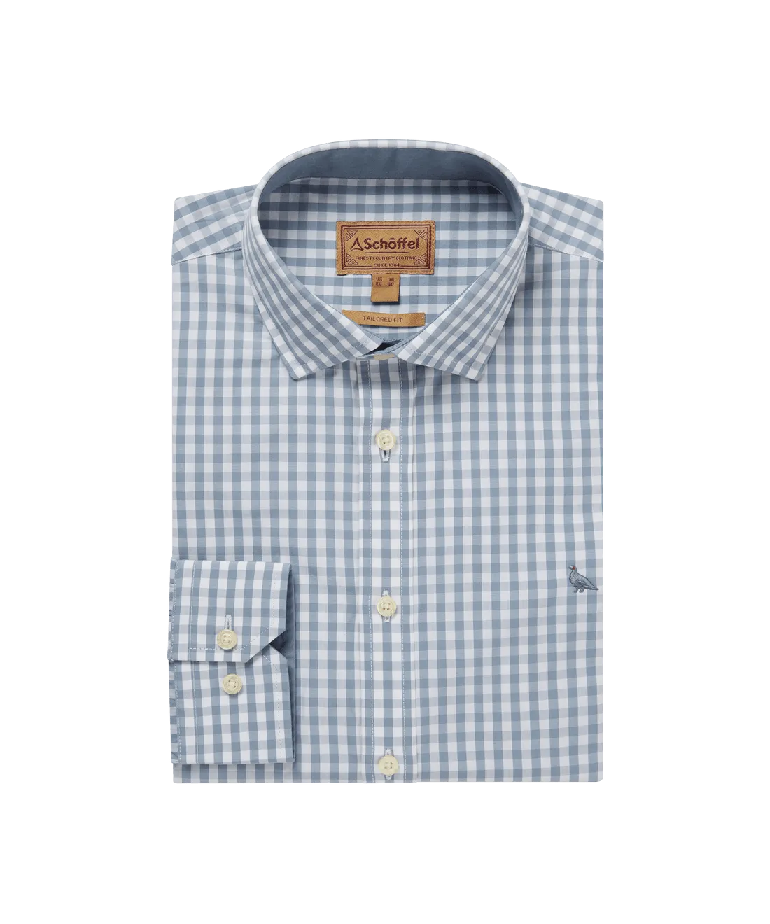 Thorpeness Tailored Shirt Pigeon Blue