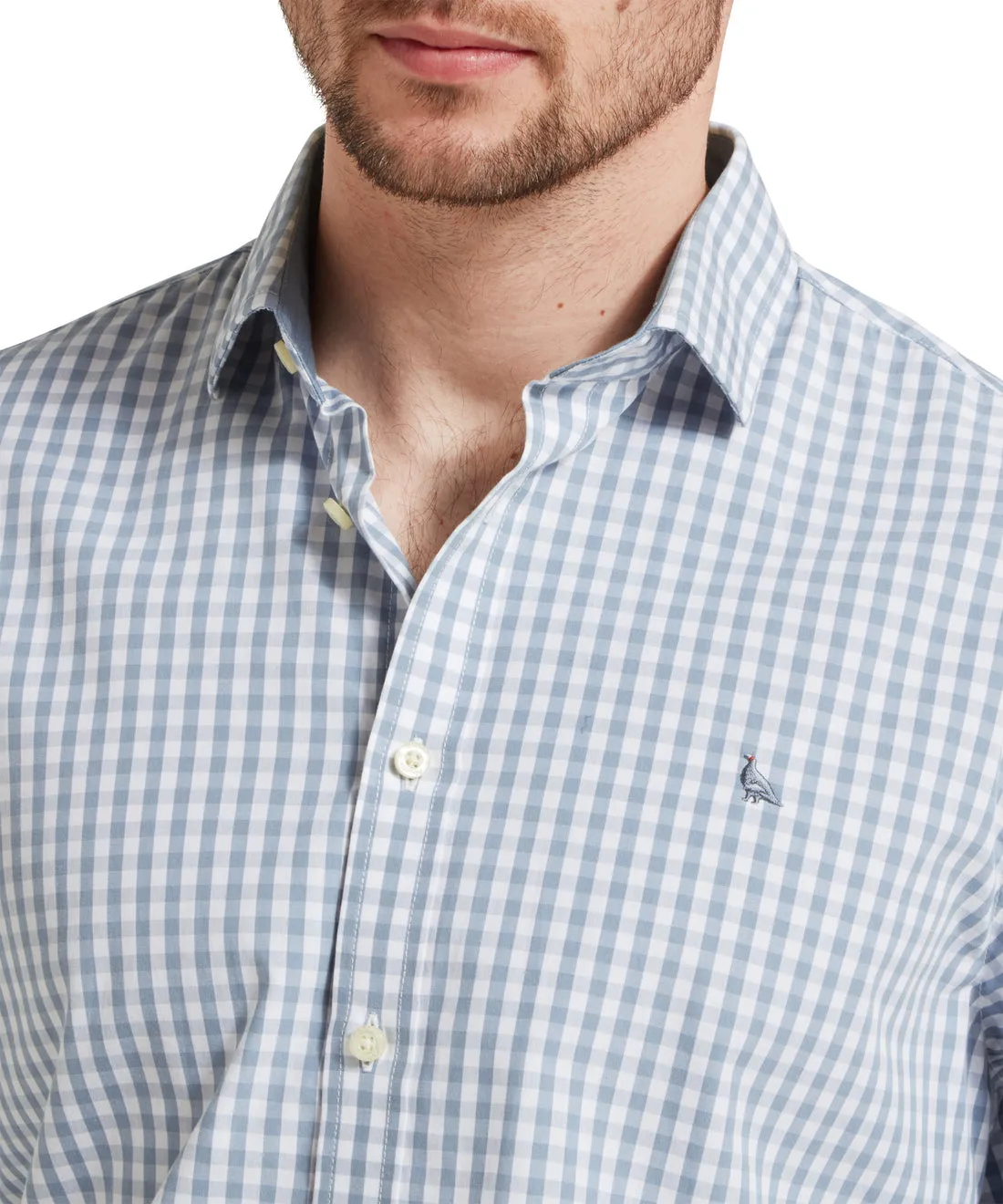 Thorpeness Tailored Shirt Pigeon Blue