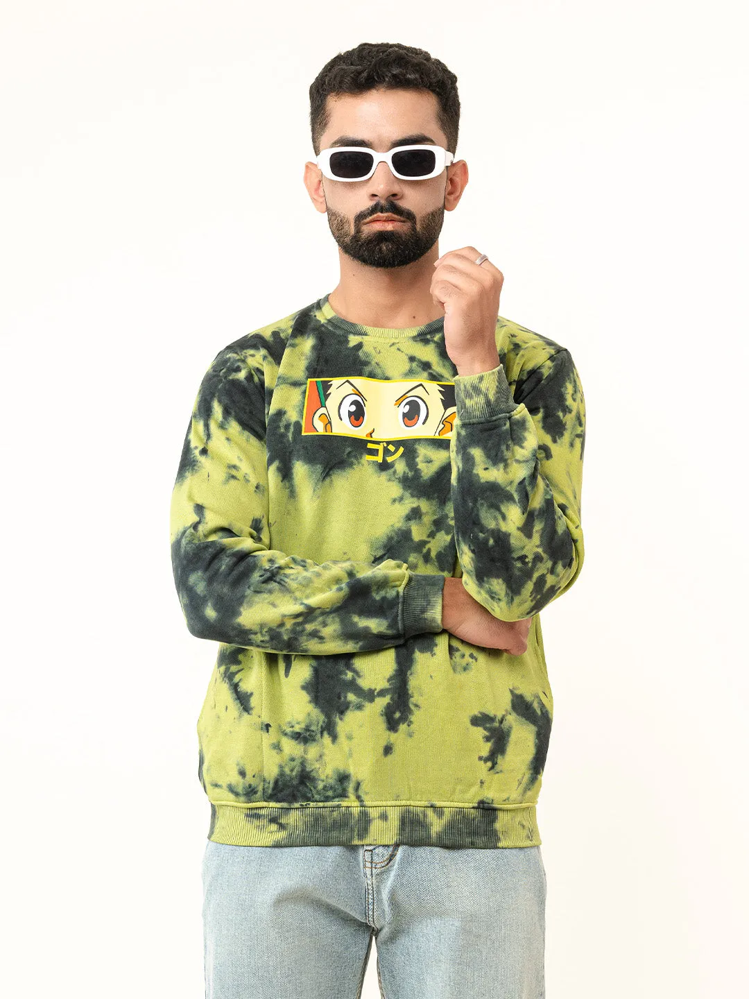Tie-Dye Printed Sweatshirt